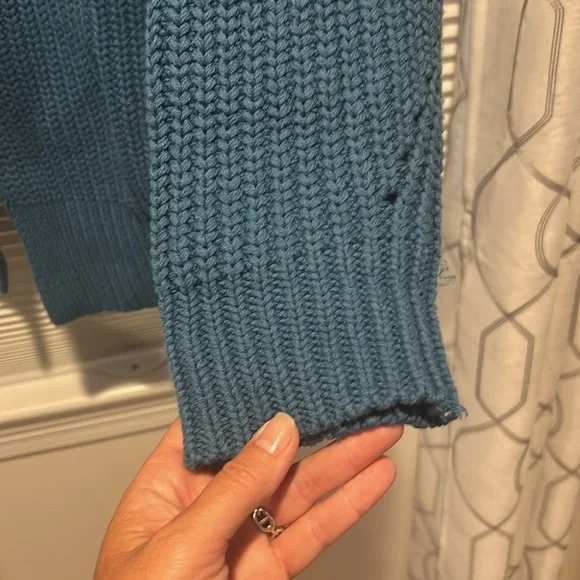 Free People Teal Button-Up Cardigan - Picture 4 of 7